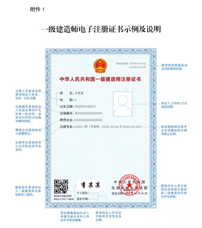 一級(jí)建造師實(shí)行電子證書，明年開始紙質(zhì)證書作廢
